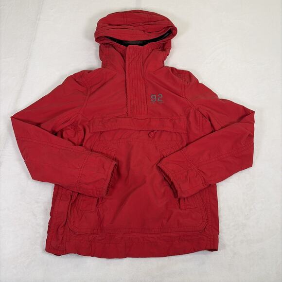 Abercrombie & Fitch Other - Y2K Abercrombie & Fitch Mens Small Red Pullover Hopkins Trail Jacket Charity